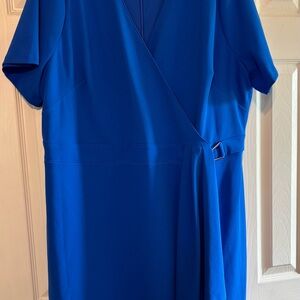 DKNY Blue Midi Dress